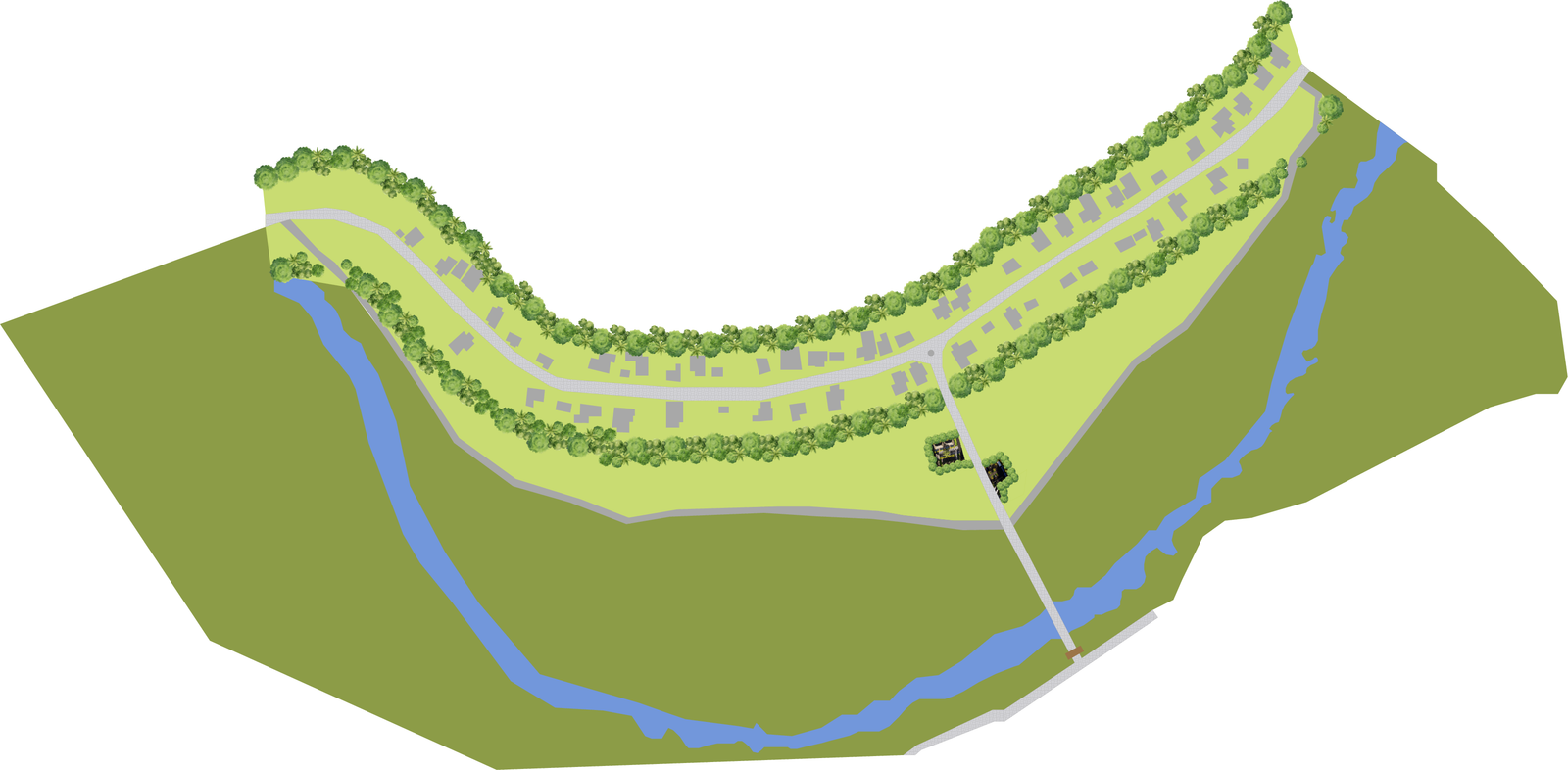 Siteplan Kawasan Kampung Adat Sijunjung